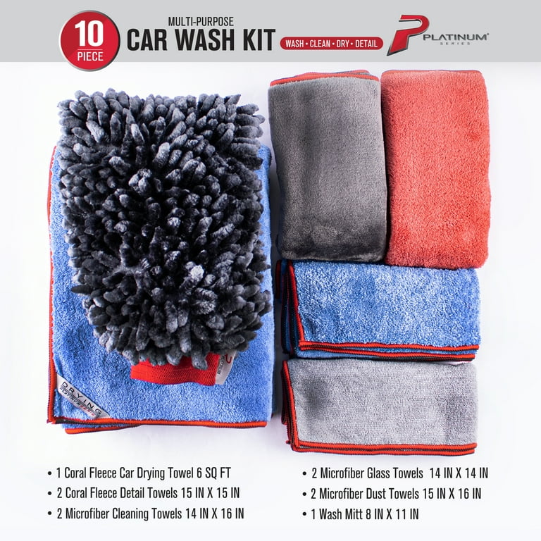 Mach 2 Microfiber Car Wash Towel | 12'x24 | Rapid Dry Towels