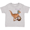 thumbnail image 3 of Inktastic Easter Velociraptor with Bunny Ears Boys or Girls Toddler T-Shirt, 3 of 5