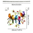thumbnail image 3 of DefiDgd Acrylic Bird Hanging Decor,Multicolor Birds On-A-Wire Suncatchers,Bird Wall Decoration, for Windows Doors Home Decoration,Gifts for Bird Lovers(B), 3 of 7