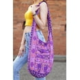 thumbnail image 2 of Tu acogedor bolso bandolera Boho bolso de algodón hecho a mano para unisex, 2 of 5