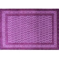 thumbnail image 1 of Ahgly Company Indoor Rectangle Persian Purple Traditional Area Rugs, 7' x 9', 1 of 4