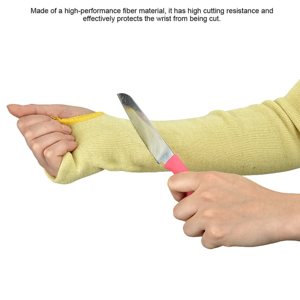 1 PAR DE MANGAS DE BRAzo A Prueba de Cortes, Protector de Manga de Brazo, Protector de Brazos Anticorte Resistente Al Calor