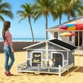 thumbnail image 4 of YINGYING Large Outdoor Dog House, Wooden Dog Kennel with Removable Bottom Panels & Openable Roof Puppy Shelter for Large and Medium Dogs, 4 of 8