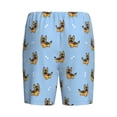 thumbnail image 5 of Naloa Cute Puppy Men's Short Pajama Pants, Lounge Comfort Shorts with Elasticized Waistband and Side Pockets - 4X-Large, 5 of 9