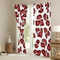 thumbnail image 3 of Manfei Red Leopard Print Blackout Curtains Set of 2 (52x84 Each) for Girls, Cheetah Print Window Curtains, Cartoon Animal Theme Curtains and Drapes, Luxurious Home Decor, 3 of 6