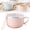 A-Pink, variant on Plastic Insulated Soup Cup with Spoon & Leakproof Lid - Double-Wall Container for Hot/Cold Meals, Portable Salad Shaker for Office, Travel, or Snacks