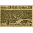 thumbnail image 2 of Wellge 14x11 White Modern Wood Framed Museum Art Print Titled - Montgomery Alabama - Wellge 1887, 2 of 4