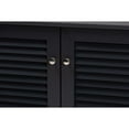thumbnail image 4 of Baxton Studio Coolidge Modern Dark Grey 8-Shelf Shoe Cabinet, 4 of 5