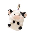 thumbnail image 4 of Abbracc Cartoon Animal Keychain Keyring Pendant Cute Stuffed Car Key Key Chain Bag dairy cow, 4 of 9