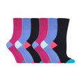 thumbnail image 1 of Gentle Grip - 6 Pairs Ladies Gentle Grip Non Elastic Crew Socks, 1 of 2