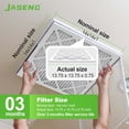 thumbnail image 3 of JASENG 14x14x1 MERV 8 filtros de aire HVAC, paquete de 2, 3 of 7