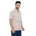 thumbnail image 5 of LA LEELA Men's Hawaiian Shirt Trendy Casual Beach Shirts Short Sleeve Button Down Untuckit Shirts for Men S Floral, Brown, 5 of 6