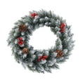 thumbnail image 5 of AZXY Christmas Wreaths, Plastic Christmas Wreaths, Christmas Door Wreaths, Christmas Outdoor Wreaths, Christmas Decorations Wreaths for Decor, Front Door, 5 of 6