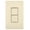 Light Almond, variant on Legrand Radiant Combination 2-in-1 Decorator Rocker Light Switch 15A RCD33NICC6