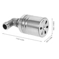 thumbnail image 2 of HAKIDZEL Tank Float Valve with Automatic Water Control System 1Pack, 2 of 6