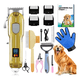thumbnail image 4 of Maquina Cortar Pelo Perros y Gatos Inalámbrica Pantalla Digital Belug dorado, 4 of 5