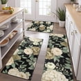 thumbnail image 2 of Pioneer Flower Floral Print Pattern Kitchen Rugs Sets Of 3,Kitchen Runner Rugs Non Skid Washable,Decorative Kitchen Floor Mats for Kitchen,Sink,Laundry,17"x30"+ 17"x47" + 17"x59", 2 of 6