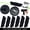 Black, variant on 6PACK Fishing Lure Cover Lure Protectors Ensuring the safety of fishermen's rods while fishing