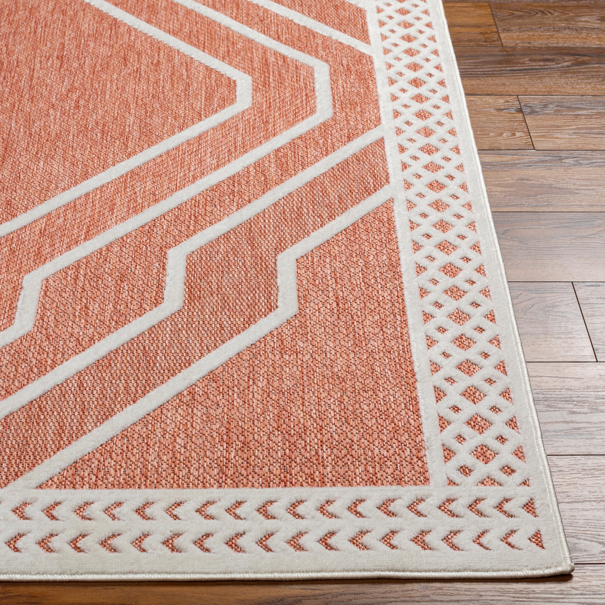 Artistic Weavers  Blue 5' x 8'  Indoor/Outdoor Rectangle Area Rug