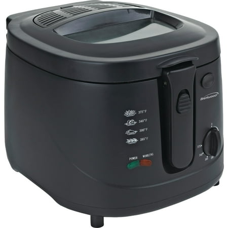 Brentwood 2.5 Lt. Deep Fryer 1500 Watts in Black