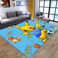 thumbnail image 1 of Alfombra de baño antideslizante de Pikachu, tapete rectangular de Pokemon, alfombra de franela para sala de estar, baño, dibujos animados Kawaii, Alfombra de puerta de cocina, decoración del hogar, 1 of 4