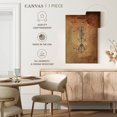 thumbnail image 5 of Elephant Stock Football Patent Wall Art - Vertical Canvas Wall Art - Living Room Wall Decor - Sports Canvas - Black And Beige Decor - 8" x 12", 5 of 8