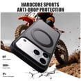 thumbnail image 3 of Magnetic for Apple iPhone 15 Case with Ring Stand, Fits MagSafe Ring, Military-Grade Drop Protection, Build in Kickstand,Slim Matte Finish Shockproof Phone Cover for iPhone 15 6.1'', 3 of 7
