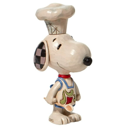 Enesco Peanuts by Jim Shore JSPEA Snoopy Chef Mini Figurine