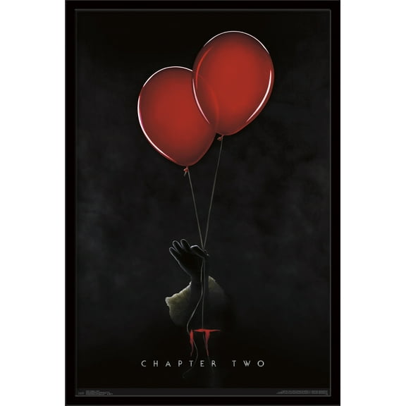 IT: Chapter 2 - Teaser One Sheet Wall Poster, 22.375" x 34", Framed