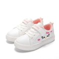 thumbnail image 5 of Niñas 6 zapatos blancos estilo coreano zapatos de tabla para niños 11 zapatos individuales estudiantes de escuela primaria zapatos de moda para niños 13 zapatillas casuales 15 años, 5 of 5