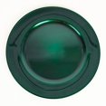 thumbnail image 1 of Balsa Circle 6 pcs 13-Inch Hunter Green Crystal Beaded Round Charger Plates | Serving Dinnerware Set for Wedding Reception Event Catering Decorations Bulk Supplies, 1 of 4