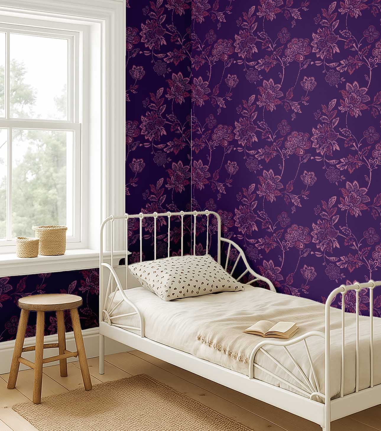 Purple Wallpaper For Bedroom