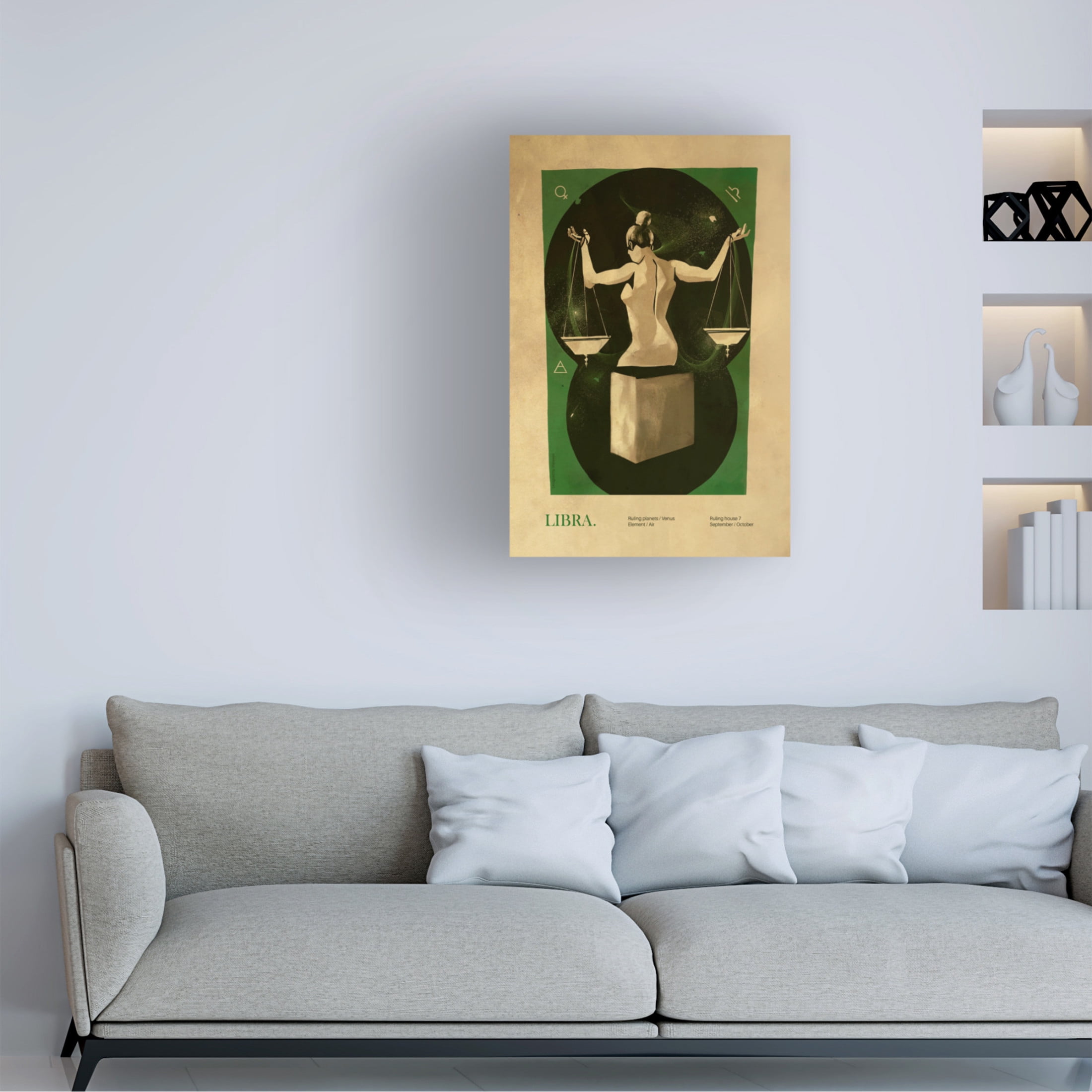 Trademark Fine Art Dionisis Gemos Libra print Canvas Wall Art