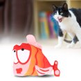 thumbnail image 2 of Juguete con hierba gatera para gatos yuxing peces de imitación rosa y naranja, 2 of 5