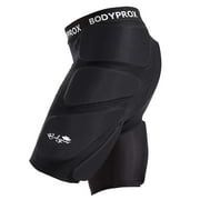 Bodyprox Protective Padded Shorts for Snowboard,Skate and Ski,3D Protection for Hip,Butt and Tailbone Large