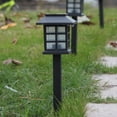 thumbnail image 4 of fashionhome 2PCS Ground Lamp Solar Power Square Garden Lamp Outdoor LED Night Light for Path Walkway, Colorful Light, 4 of 9