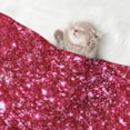 thumbnail image 2 of Naloa Pink Glitter Dog Blanket, 3 Sizes Cat Blanket for Indoor Cats Large Medium Small Dog Gifts-Medium, 2 of 8