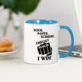 thumbnail image 3 of CafePress - Rock, Paper, Scissors, Throat Punch! I Win! Mugs - 11 oz Ceramic Mug - Novelty Coffee Tea Cup, 3 of 4