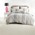 thumbnail image 5 of Premium King Bedding Sets 100% Cotton Duvet Cover with Chenille Tufts Modern Geometric Design for Bedroom Decor, 5 of 10