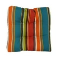 thumbnail image 2 of 19-inch Squared Patterned Spun Polyester Tufted Dining Chair Cushions (Set of 2) 94005-2CH-REO-51, 2 of 2