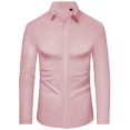 thumbnail image 5 of Youclos Men's Stretch Dress Shirts Long Sleeve Button Down Shirt Wrinkle-Free, 5 of 7