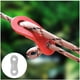 thumbnail image 5 of Sonducket Hebillas de sujeción de 20 piezas, hebilla de cordón de paracaídas, tope de cuerdas de viento para toldo, accesorios de Camping de montaña Escalada Plata Sonducket OD020532-02, 5 of 6