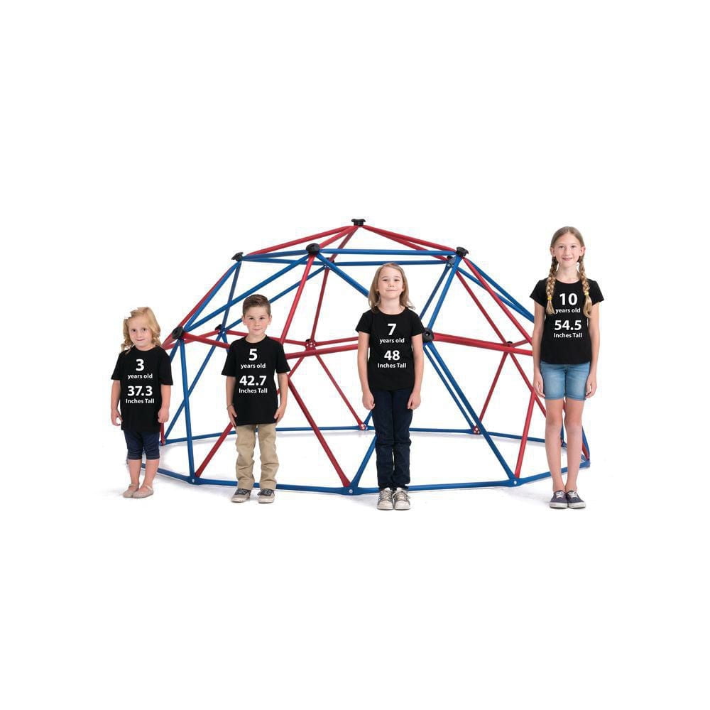 LIFETIME Outdoor Climbing Dome, 60", Red and Blue