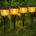 thumbnail image 2 of Magicorange 4 Pack Upgrade Solar Torch Lights with Flickering Flame, Waterproof Outdoor Solar Lights for Christmas, Garden, Landscape, Path, Yard, Patio, 2 of 8