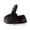 Full Wrapped Black, variant on Sogetch Toddler Boys Girls Cute Bunny Slippers Kids Warm Fuzzy Bedroom House Shoes