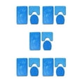 thumbnail image 3 of relayinert 3pack/lot Bathroom Rug Sets Easy To Install Waterproof Anti-slip Multi-functional Comfortable PJ210611-B006 5Set, 3 of 6