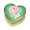 thumbnail image 5 of yotijay Heart Shape Jewelry Box Collectible Creative Trinket Box for Rings Necklaces Green, 5 of 9