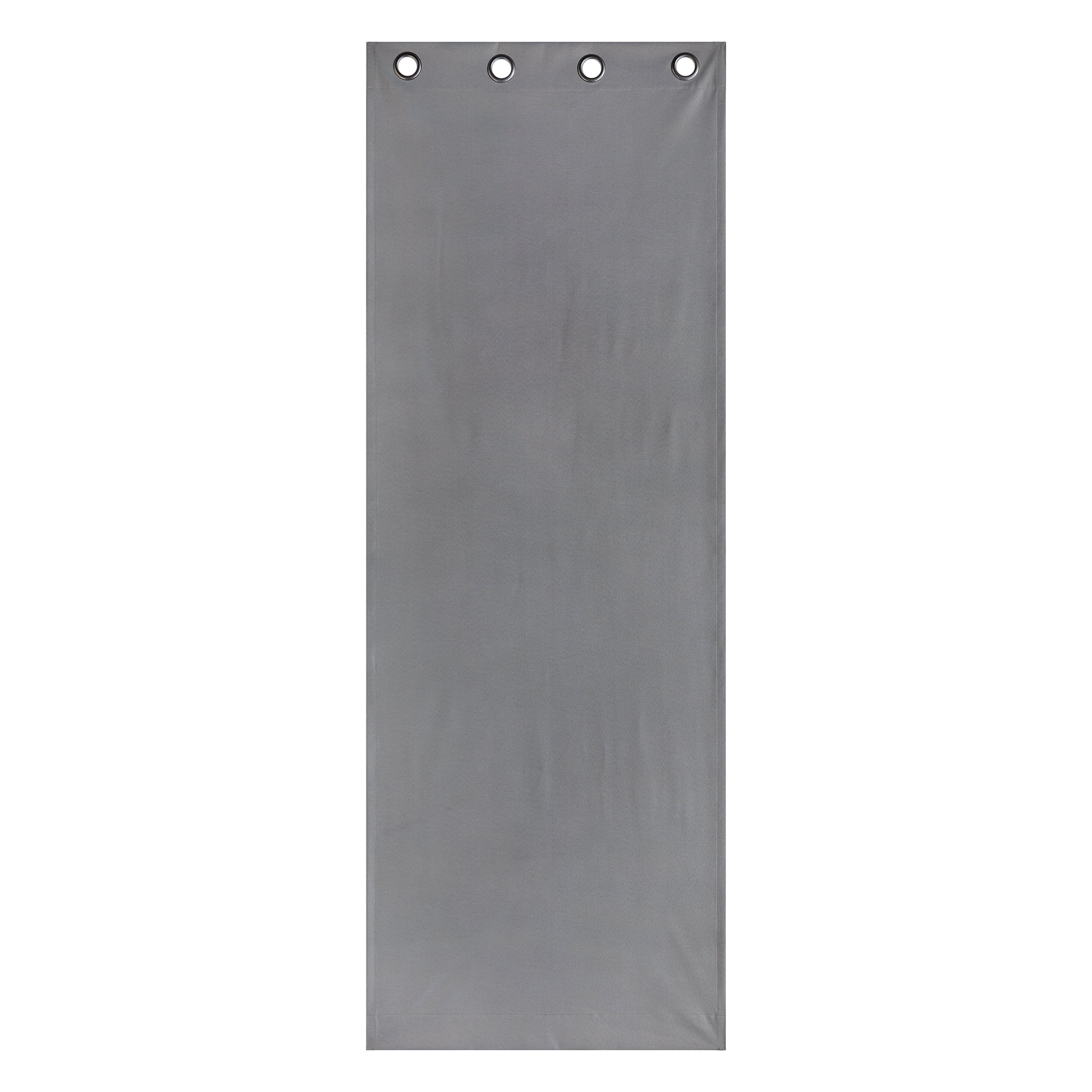 Mainstays Gray Solid Blackout Grommet Single Curtain Panel, 30" W x 84" L