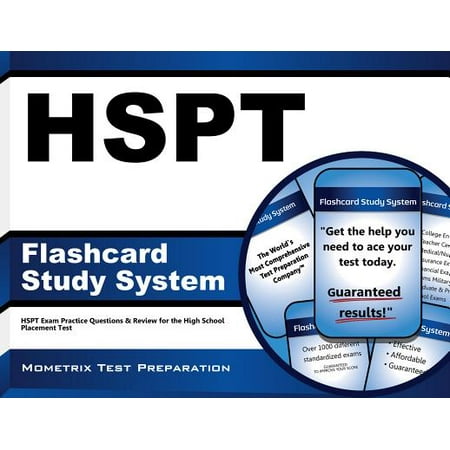 HSPT Flashcard Study System : HSPT Exam Practice Questions and Review for the High School Placement (Best Way To Study In High School)