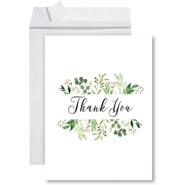 Koyal Wholesale Big Jumbo Thank You Card With Envelope 8.5 x 11 inch